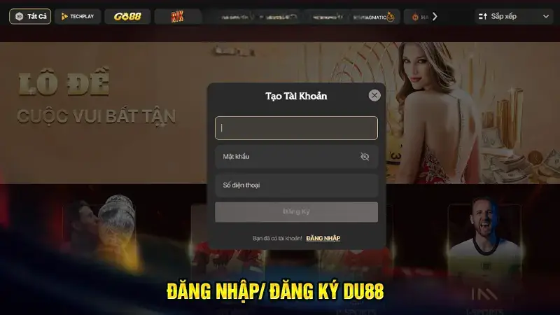 Hướng dẫn đăng nhập vào DU88 dễ dàng và nhanh chóng